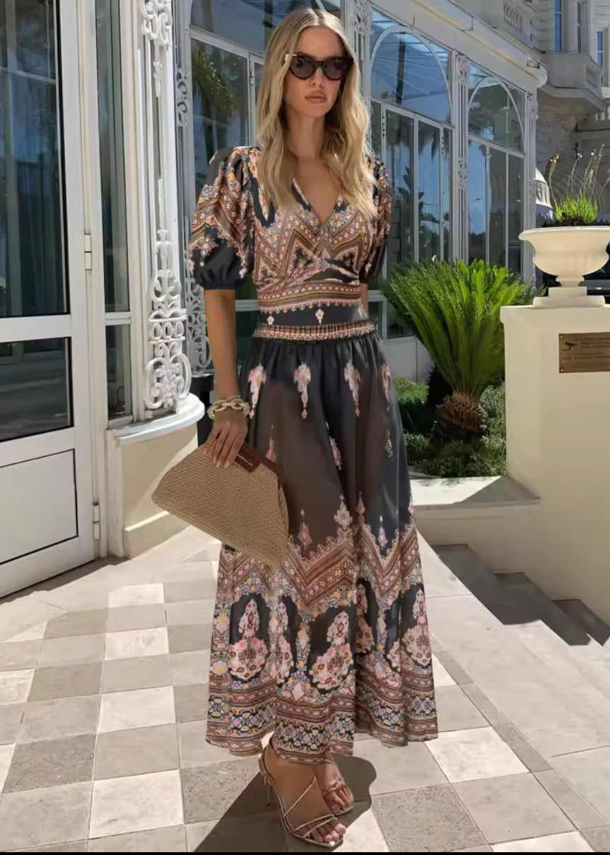 Marrakech Swimsuit & Skirt Set