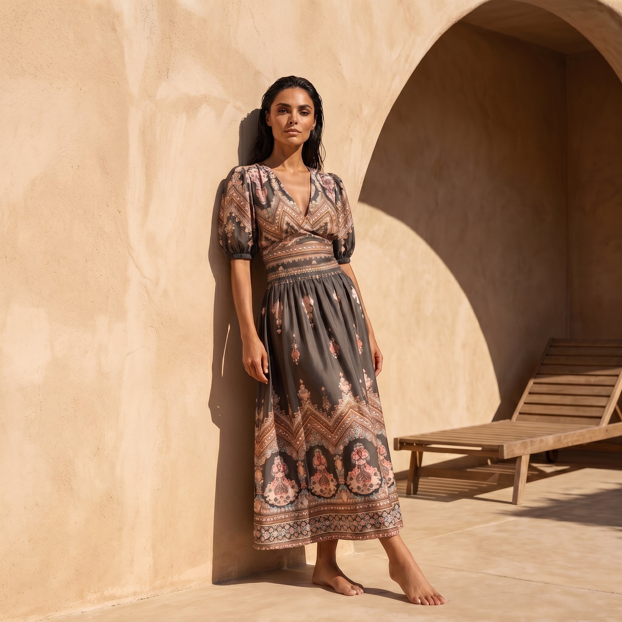 Marrakech Swimsuit & Skirt Set